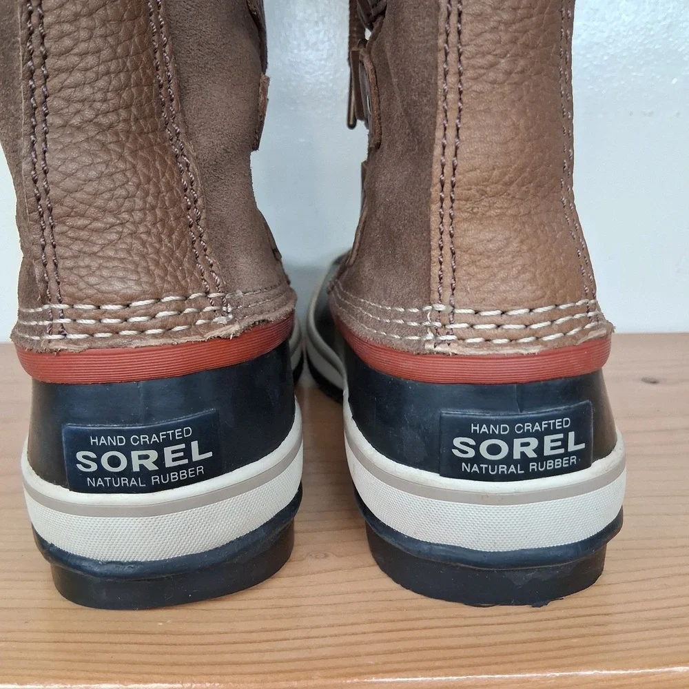 Sorel Joan of Arctic Faux Fur Waterproof Suede Leather Boots‎ Women's Size 6